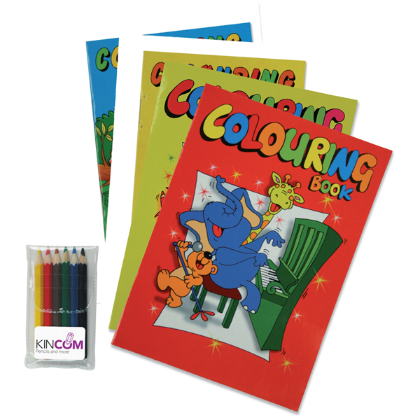 Picture of Colouring Book And Pencil
