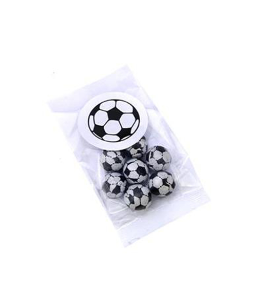Picture of Chocolate Football Bags