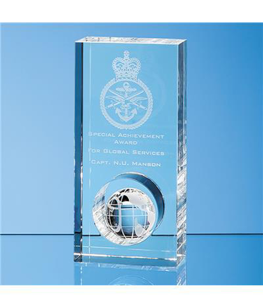 Picture of Crystal Globe in the Hole Award