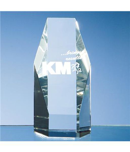 Picture of Crystal Hexagon Award