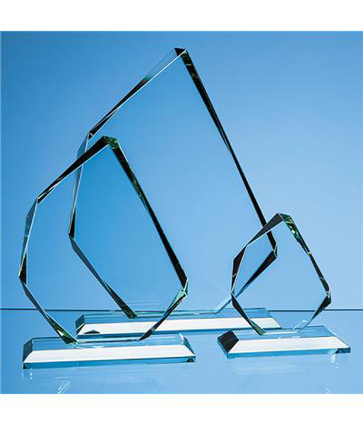 Picture of Jade Glass Facetted Ice Peak Award
