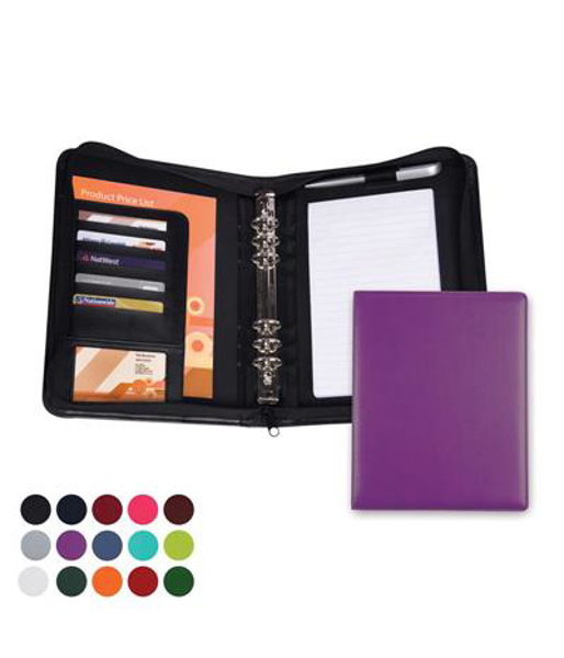 Picture of PU Belluno Zipped Ringbinder