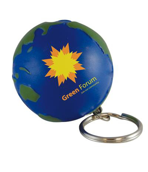 Picture of Stress Globe Key Ring