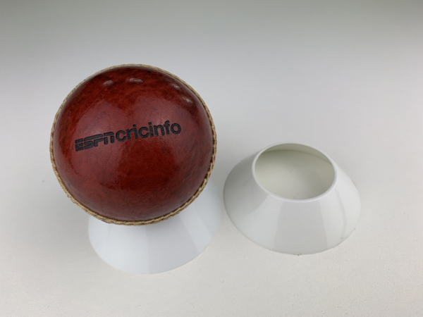 Picture of Engraved Cricket Ball with stand
