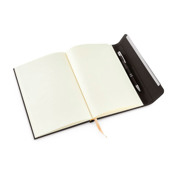 Picture of Leather notepad with magnetic latch