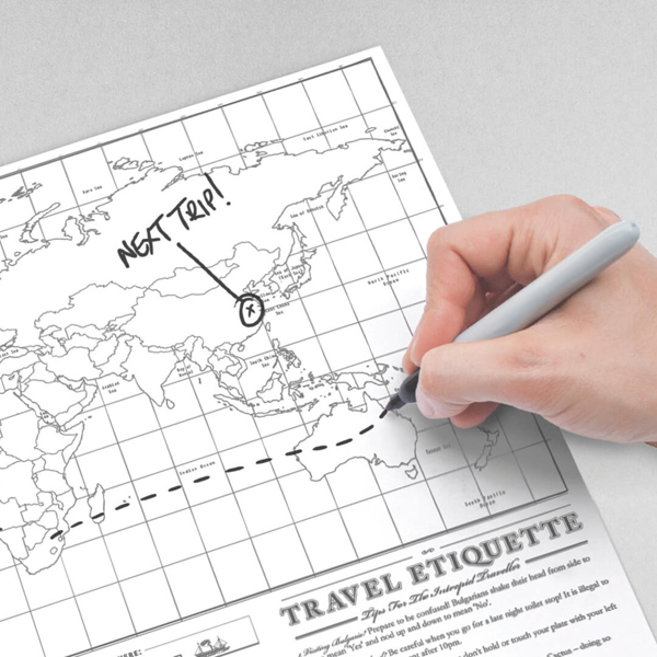 Picture of Scratch Map - Travel