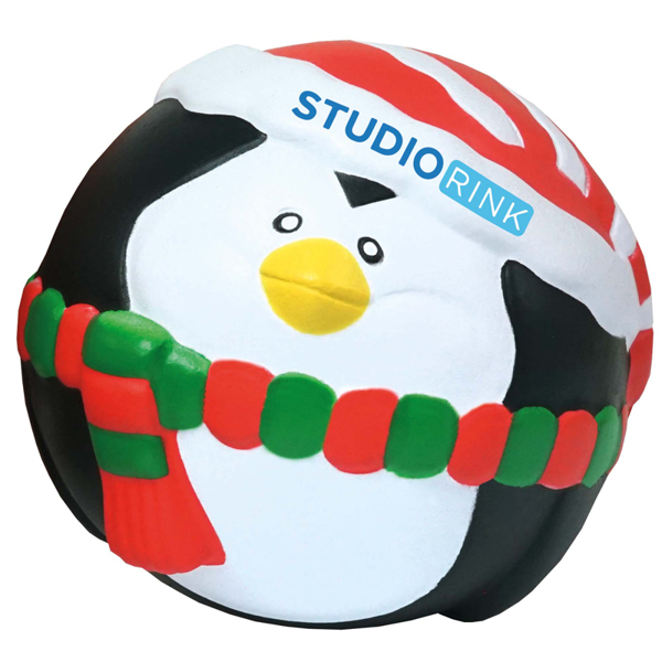 Picture of Stress Christmas Penguin Ball