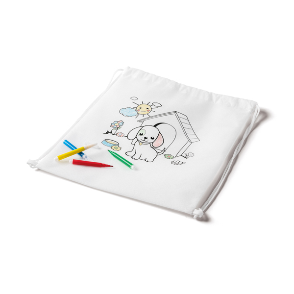 Picture of Children's colouring drawstring bag