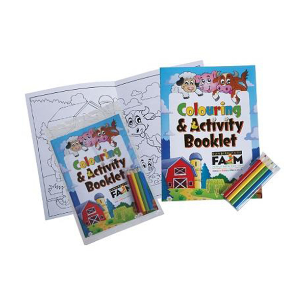 Picture of Colouring Booklet and Pencil Pack