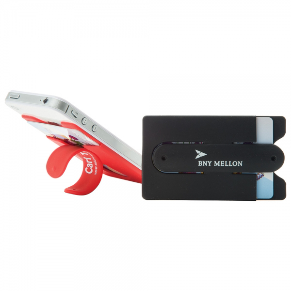 Picture of Silicon Phone Wallet With Stand