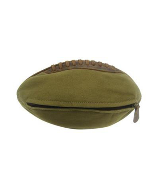 Picture of Canvas and Leather Rugby Washbag