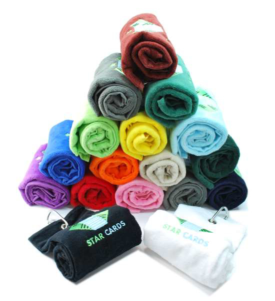 Picture of Luxury Tri-Fold Velour Golf Towel