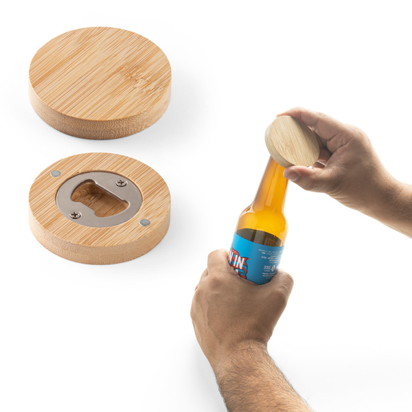 Picture of Bamboo Bottle Opener/Coaster