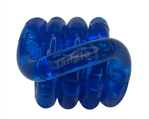 Picture of Translucent Blue Tangle Toy