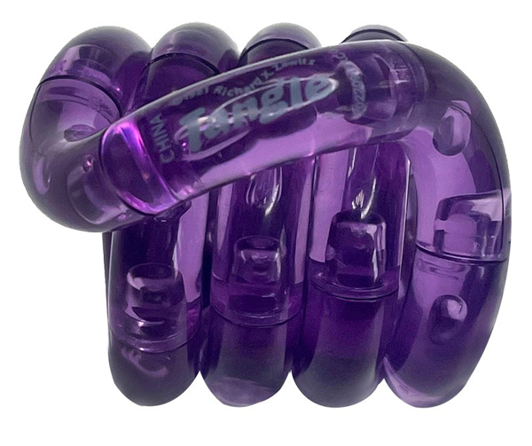 Picture of Translucent Purple Tangle Toy