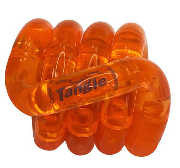 Picture of Translucent Orange Tangle Toy
