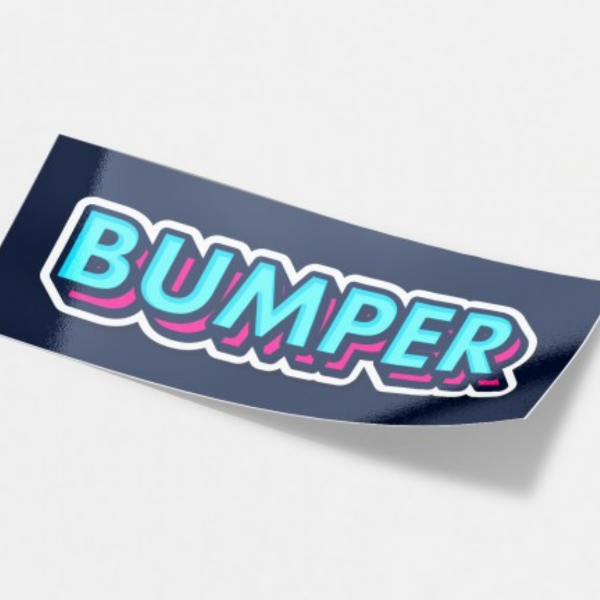 Picture of Vinyl Bumper Stickers
