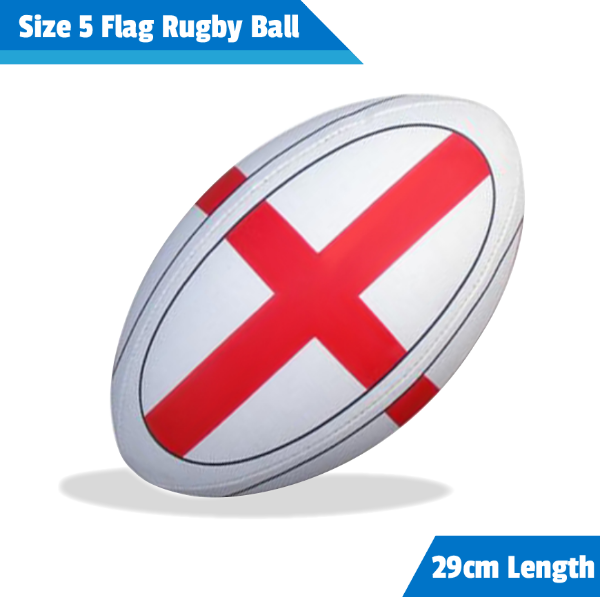 Picture of Flag Pattern Size 5 Rugby Ball