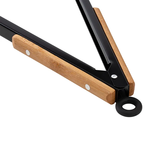 Picture of Black lacquered barbecue tongs