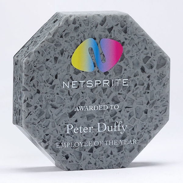 Picture of Recycled Acrylic Octagon Award
