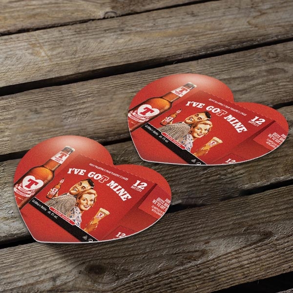 Picture of Heart Shaped Beer Mat