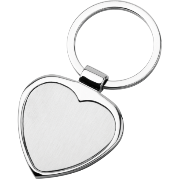 Picture of Heart Shaped Metal Keyring