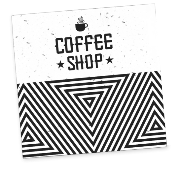 Picture of Seeded Paper Coaster