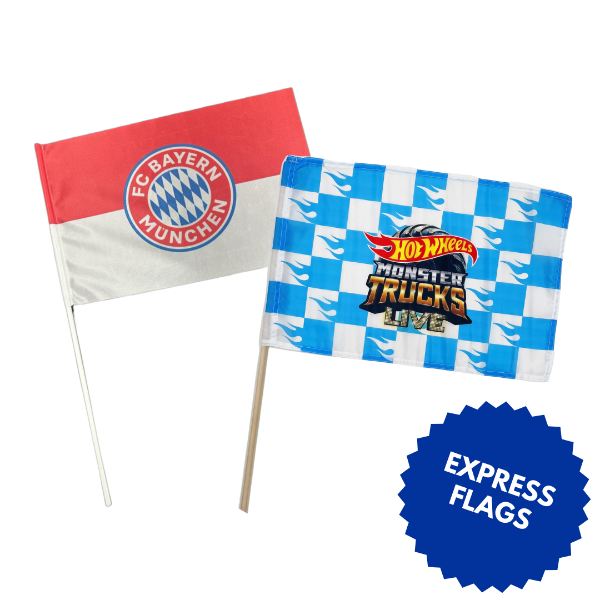 Picture of Express hand waving flags