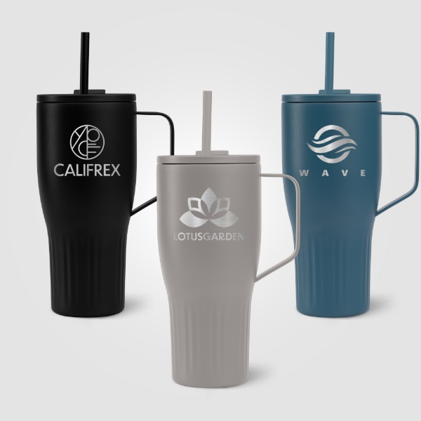 Picture of Recycled Stainless Steel Straw Tumbler 
